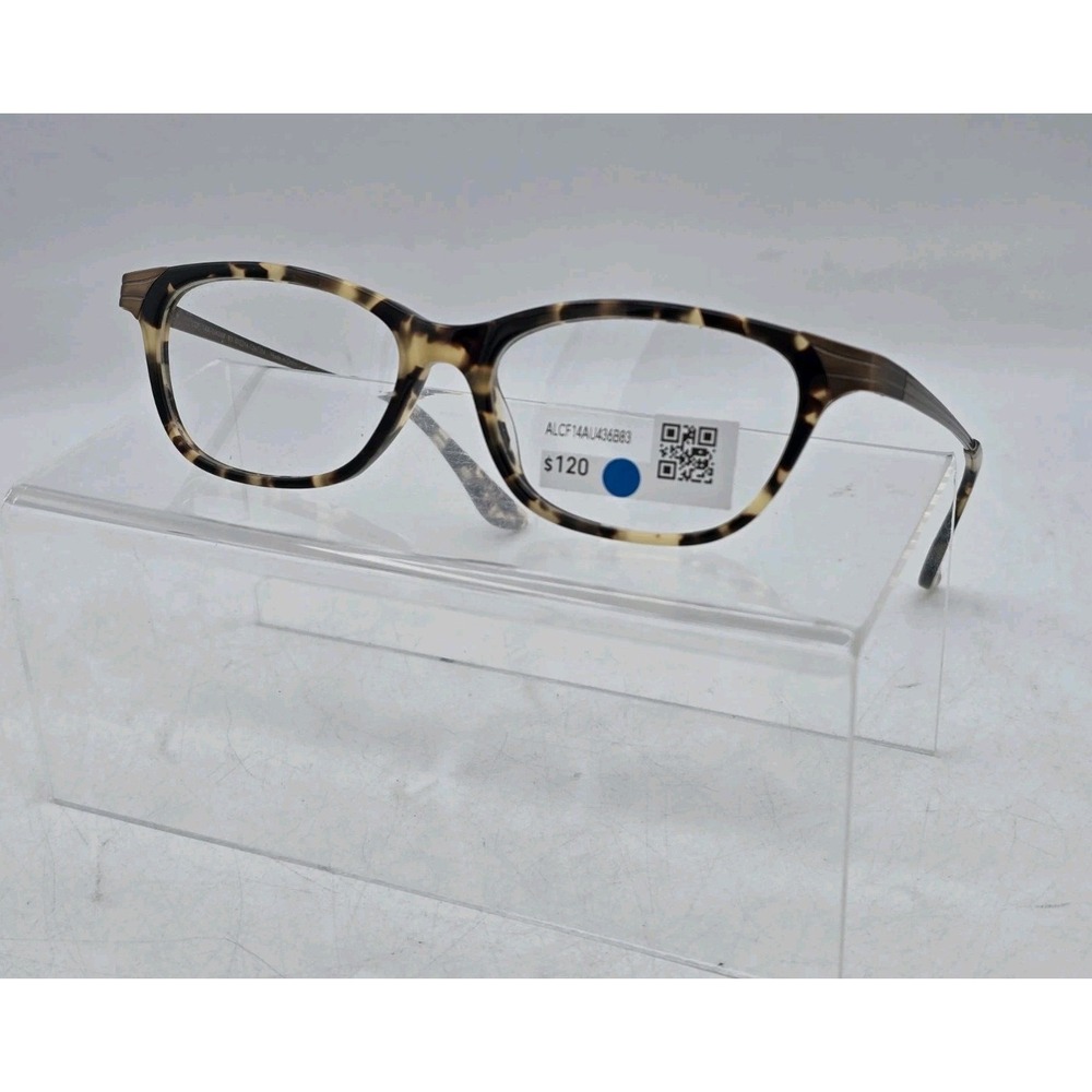 Jins Tortoise Shell Eyeglass Frames 51 - 16-136 - 34 ALCF14AU436B83 - SITS ASKEW